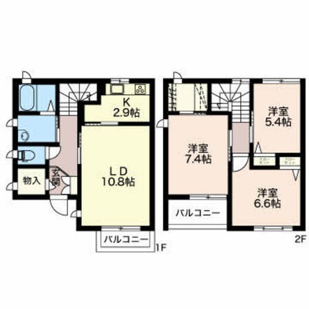 シャイン堀川の物件間取画像